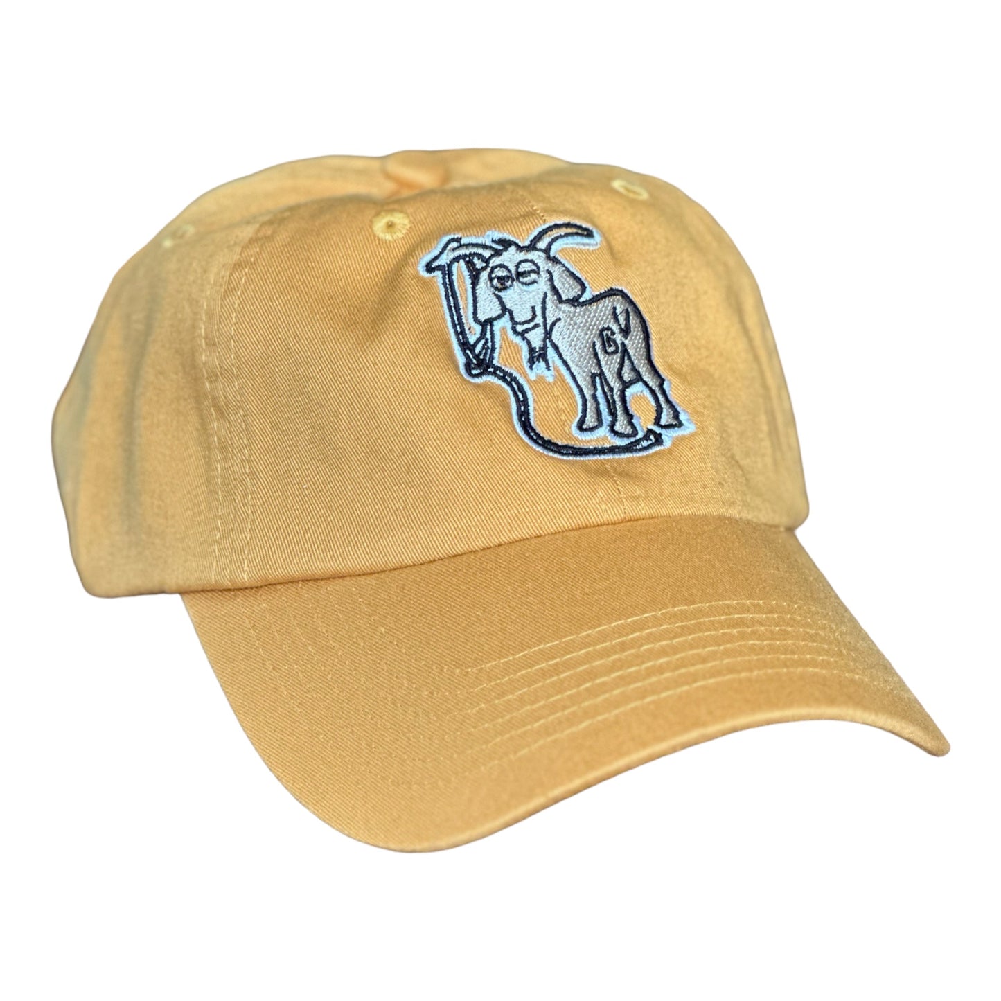 GHC's Goat Rope Embroidered Dad Hat / Mustard Yellow