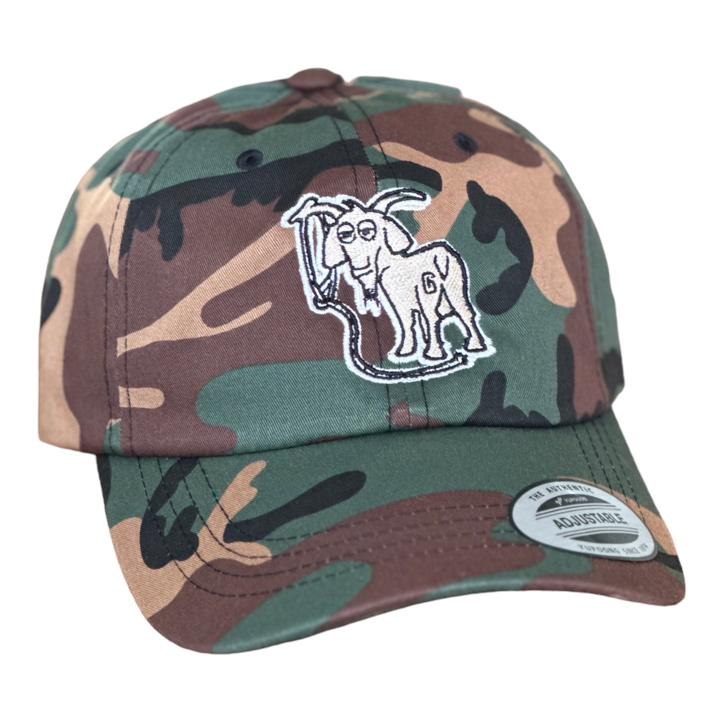 GHC's Goat Rope Embroidered Yupoong Classic Dad Hat / Camo