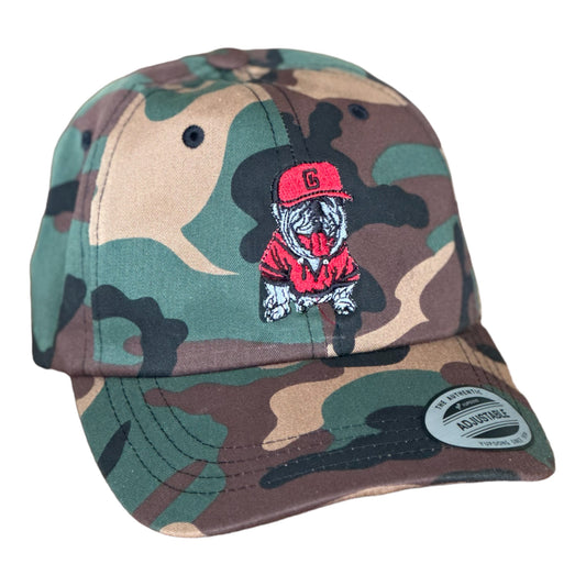 GHC Georgia Bulldog Yupoong Classic Dad Hat/Camo