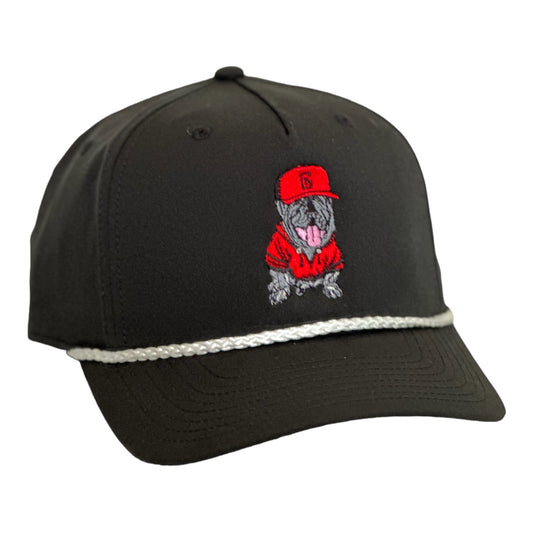 "Georgia Hat Company" Braided Bulldog Richardson 258 Black