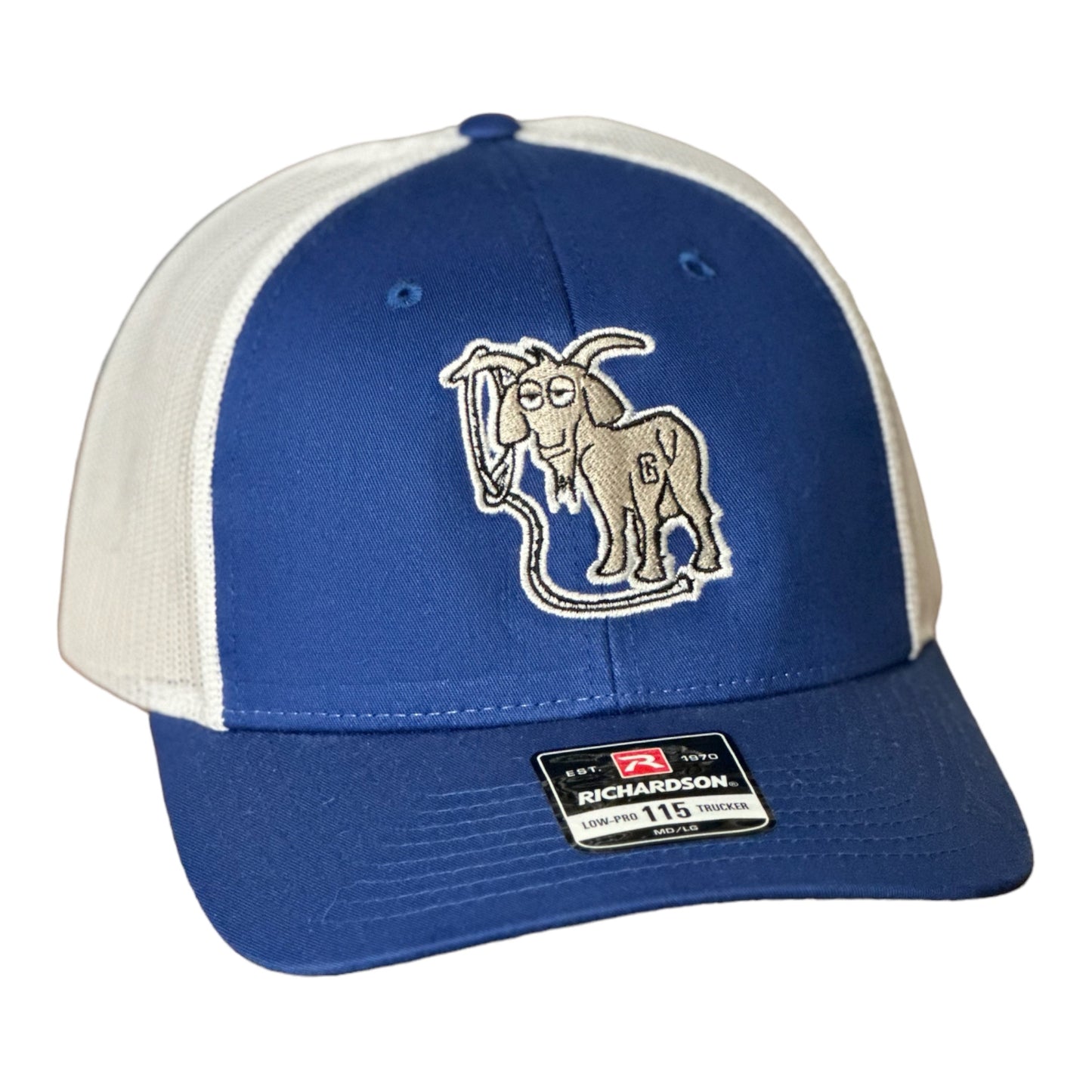 GHC's Embroidered "Goat" Richardson 115  Royal Blue/White