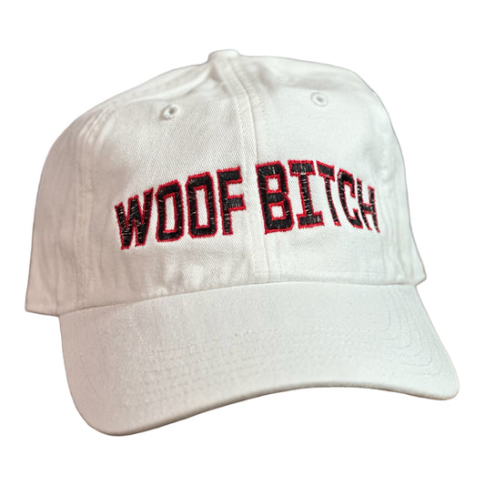 GHC's Embroidered "WOOF BITCH" Richardson 320/White