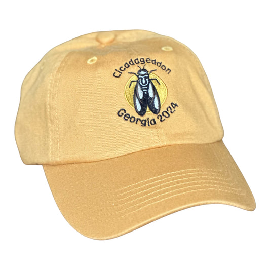 GHC's Cicadageddon Dad Hat/Mustard