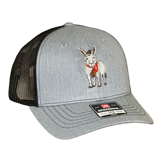 YOUTH- GHC's Embroidered "DONKEY 2" Richardson 112 Heather Gray/Black