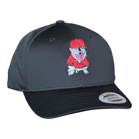 YOUTH- GHC's Embroidered Bulldog Yupoong Snapback/ Black