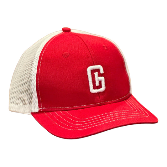 YOUTH- GHC's Logo in 3-D Puff Yopoong Red/White