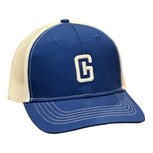 YOUTH- GHC's Logo in 3-D Puff Yopoong Blue/White