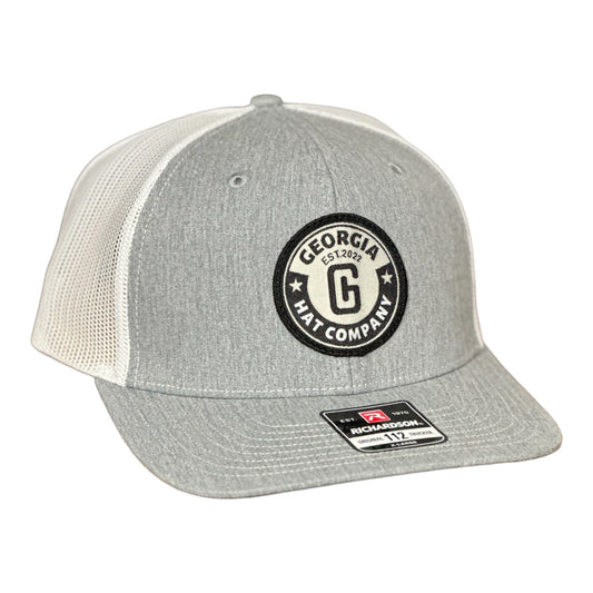 GHC Logo Richardson 112-XL Heather Gray/White