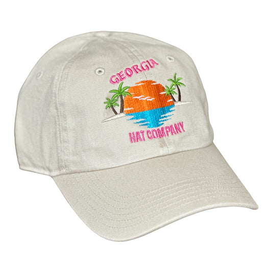 GHC's "SOME BEACH" Richardson 320 Chino Dad Hat/Stone