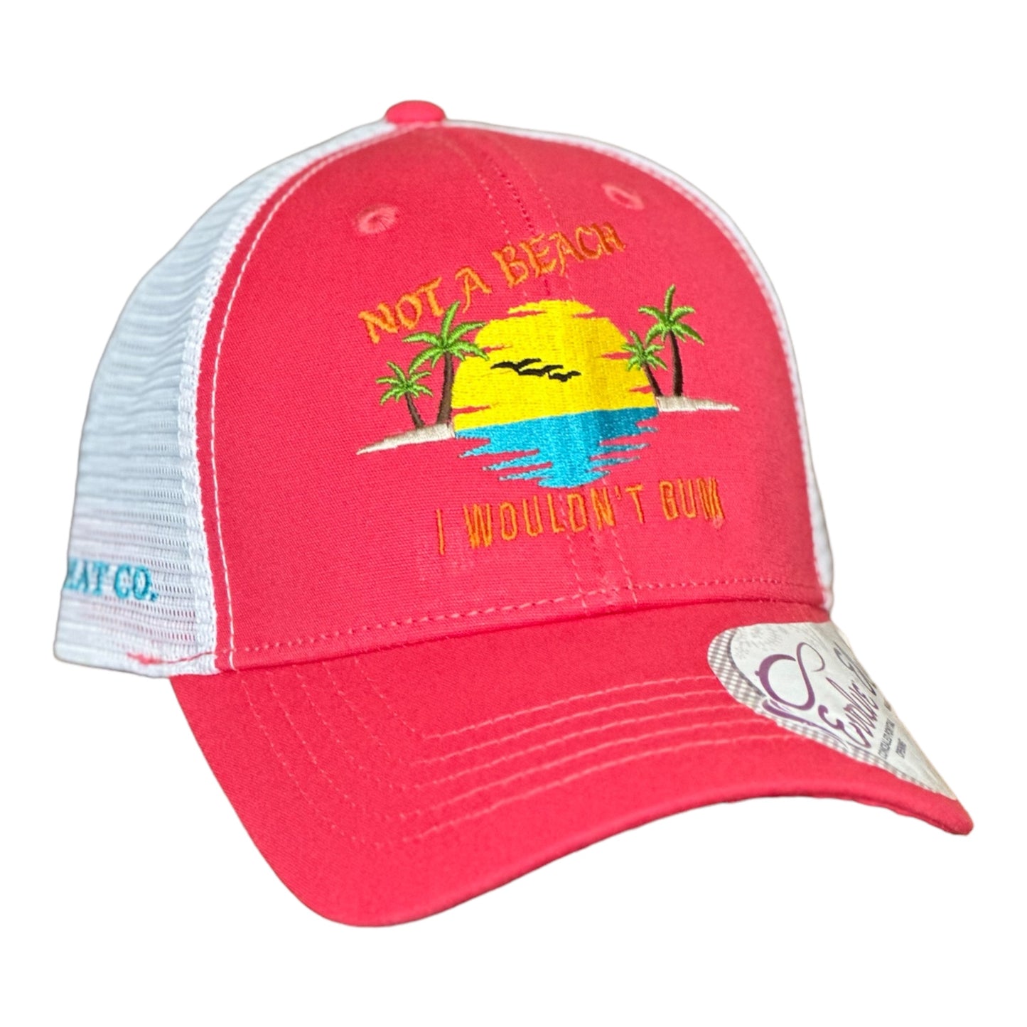 GHC'S "Some Beach" Ladies Fit Infinity Snapback Trucker/Rosey Pink