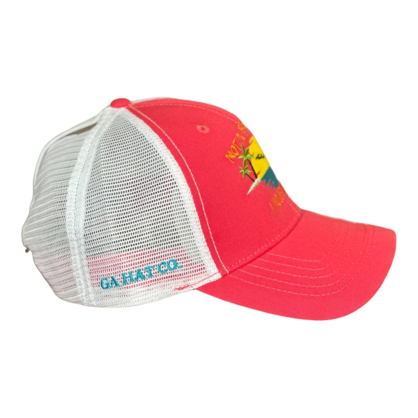 GHC'S "Some Beach" Ladies Fit Infinity Snapback Trucker/Rosey Pink