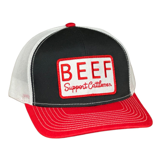 "CATTLEMEN" in Varsity By Georgia Hat Company Blue/Red/White