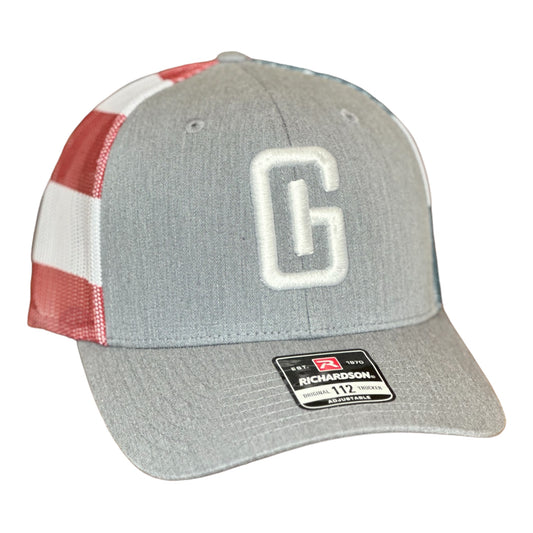 GHC's 3D Embroidered Logo Stars & Stripes Richardson 112PM /Multi Color