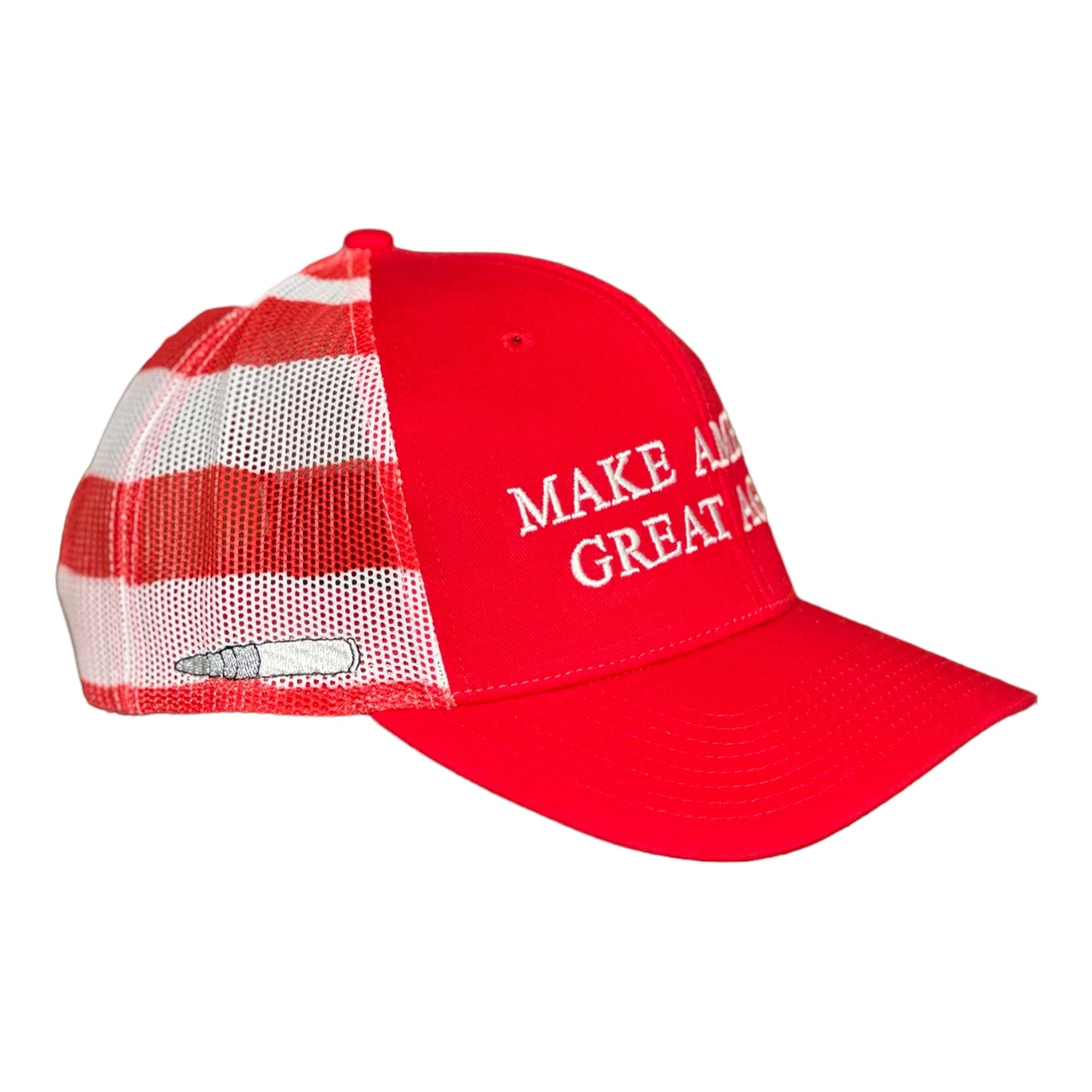 GHC's "MAKE AMERICA GREAT AGAIN" w/5.56 Bullet Stars & Stripes  Red/White