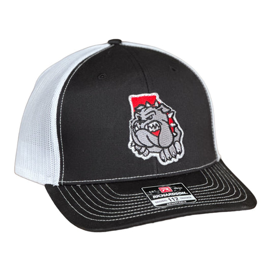 GHC's Embroidered "Georgia Bulldog State of Mind" Richardson 112 Black/White