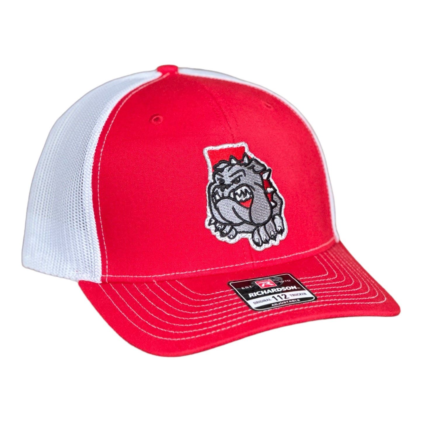 GHC's Embroidered "Georgia Bulldog State of Mind" Richardson 112 Red/White