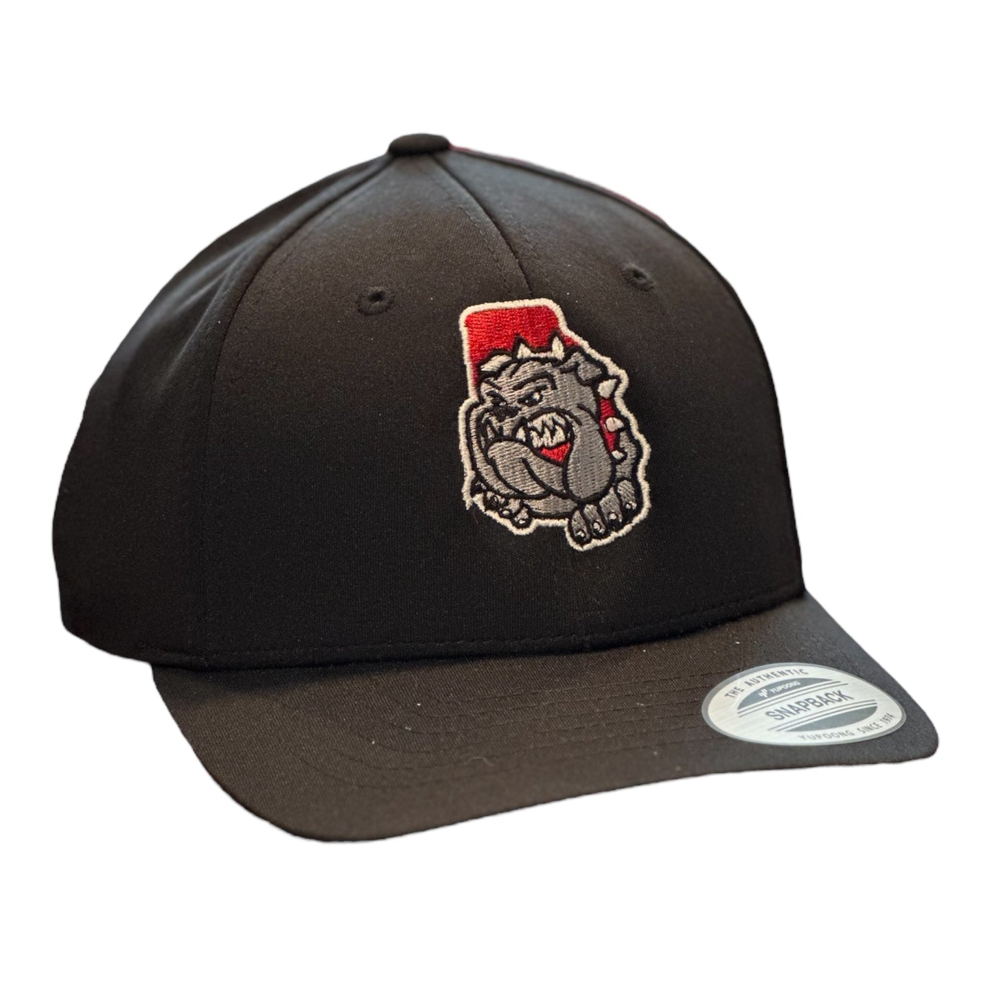 YOUTH- GHC's Embroidered Georgia Bulldog State of Mind Yupoong Snapback/ Black