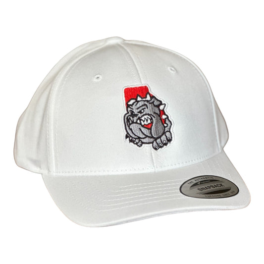 Georgia Hat Company's Embroidered Bulldog State of Mind Richardson R55/White