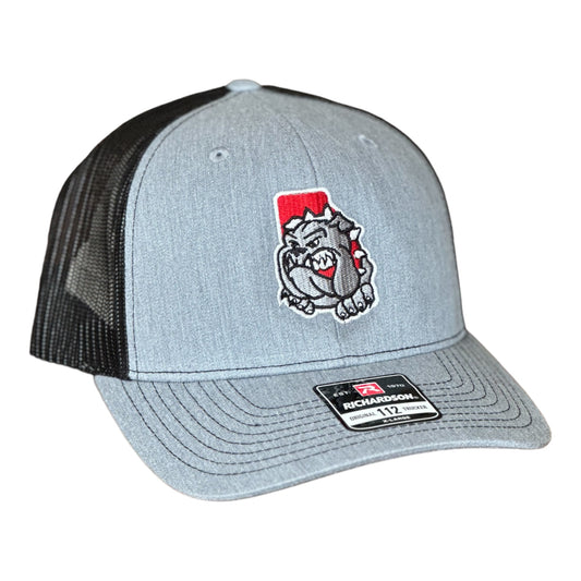 YOUTH-Embroidered Georgia Bulldog State of Mind Richardson 112 Heather Gray/Blk