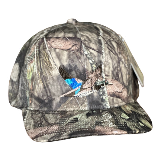 GHC's EMBROIDERED "DUCK" MOSSY OAK CAMO BREAK-UP COUNTRY/PRINTED MESH