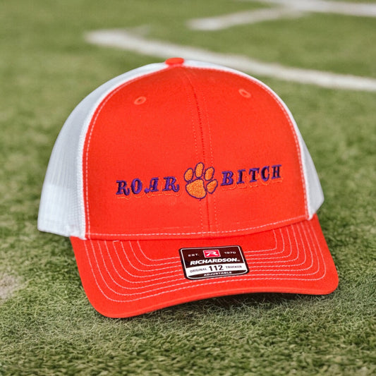 GHC's Embroidered "Roar Bitch" Richardson 112 Orange/White