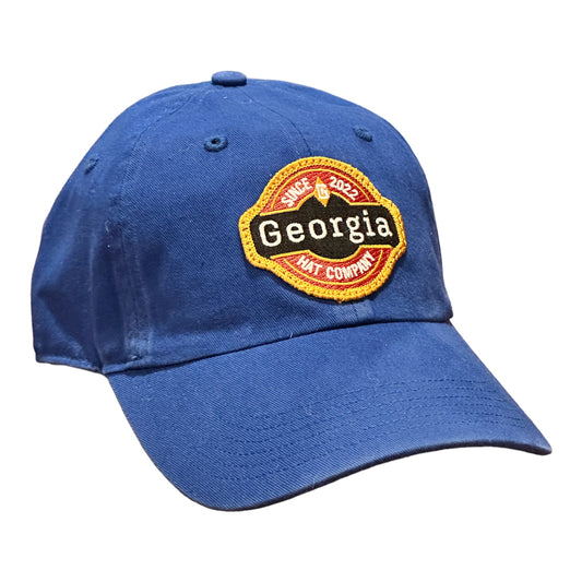 "Georgia Gold" Richardson 320 Chino Dad Hat/Royal Blue