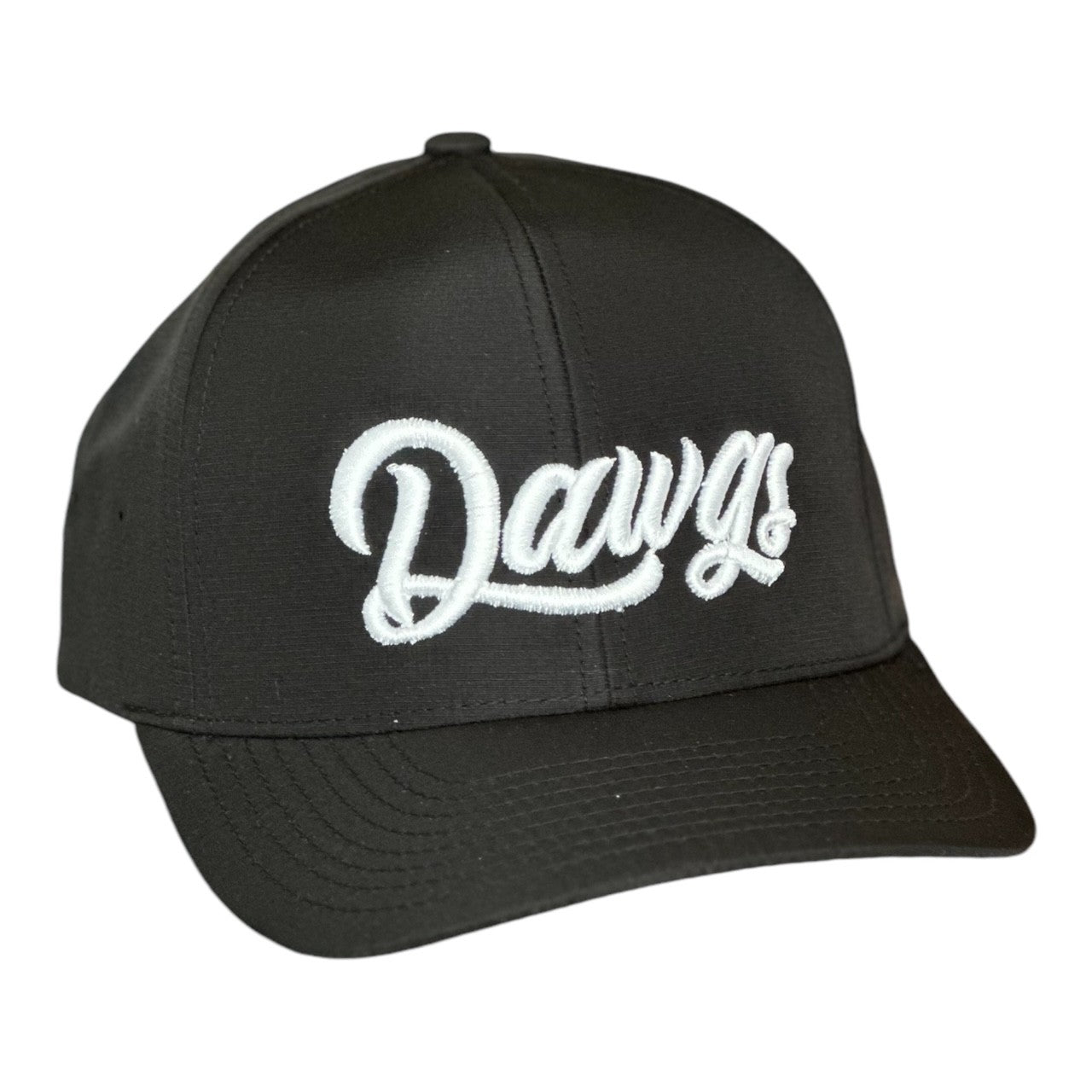 GHC's Embroidered "DAWGS" Water Repellent Cap/ Black