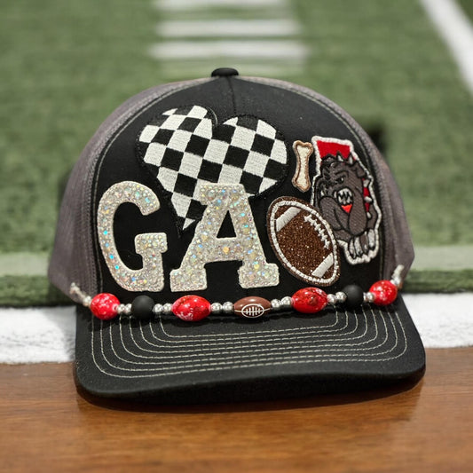 Georgia Hat Company's Custom Decorated Georgia Bulldog Hat