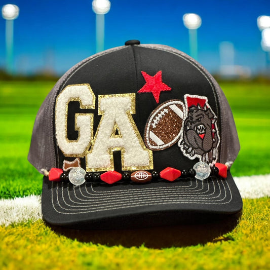 Georgia Hat Company's Custom Decorated Georgia Bulldog Hat